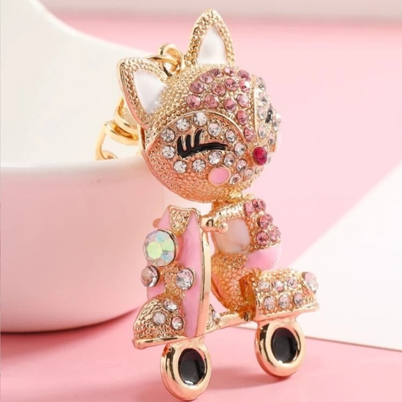 Handbag charm...Pink Fox - Picture 4 of 5